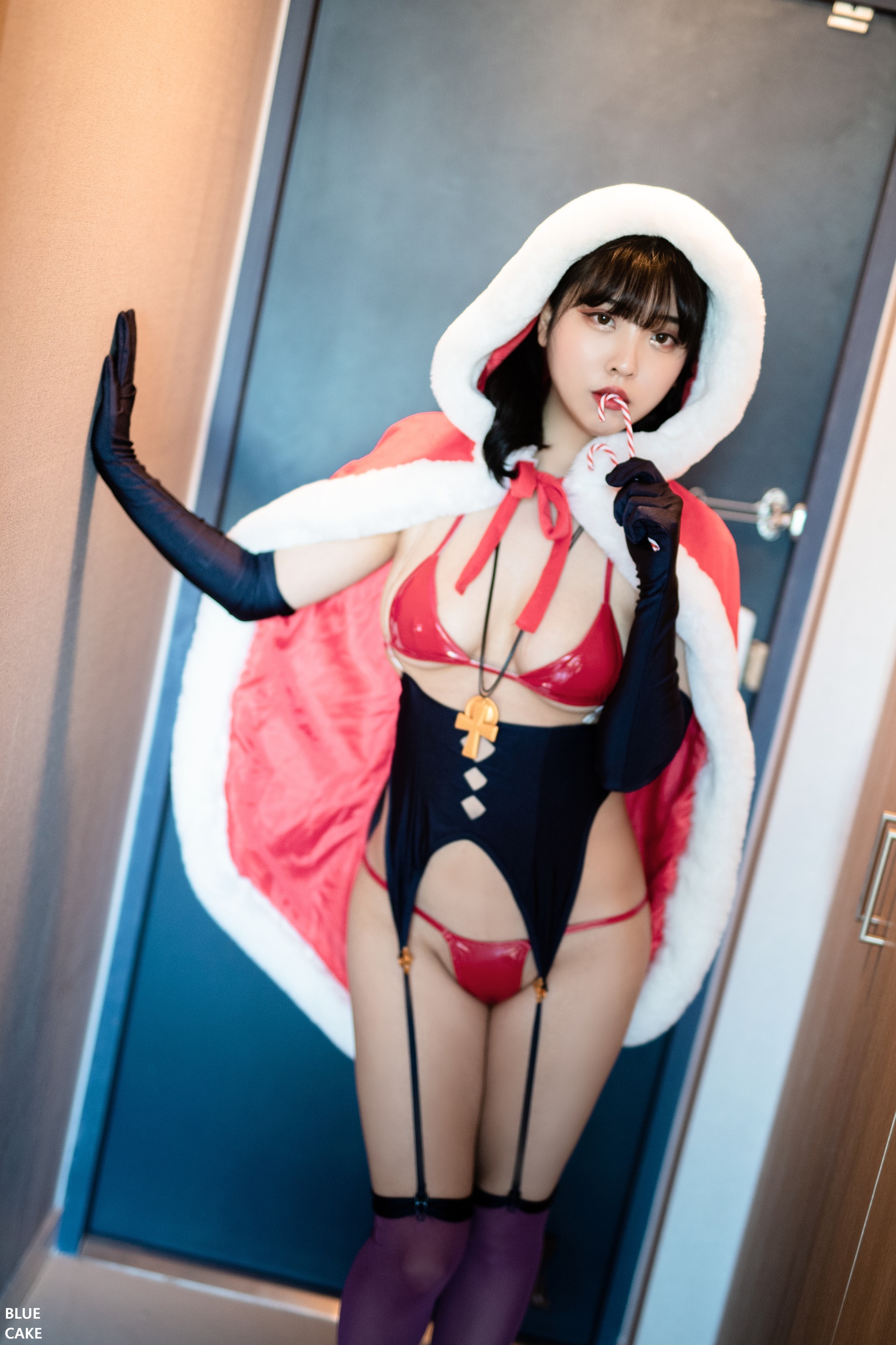 图片[1]-Song Hana(송하나) – NO.018 [BLUECAKE]Song Hana – XMas Figure[61P]-XikXak